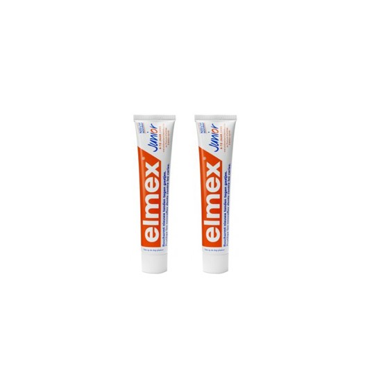 Elmex dentifrice junior 7-12 ans duo 75ml