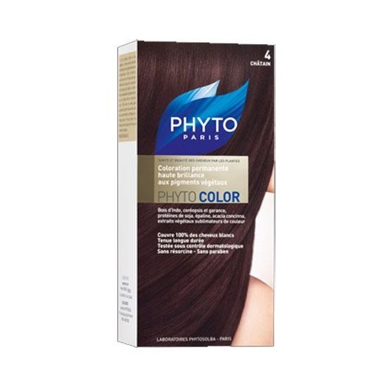 Phytocolor couleur soin 4 chatain kit