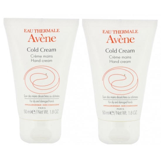 Av&egrave;ne cold cream cr&egrave;me mains 50ml x2