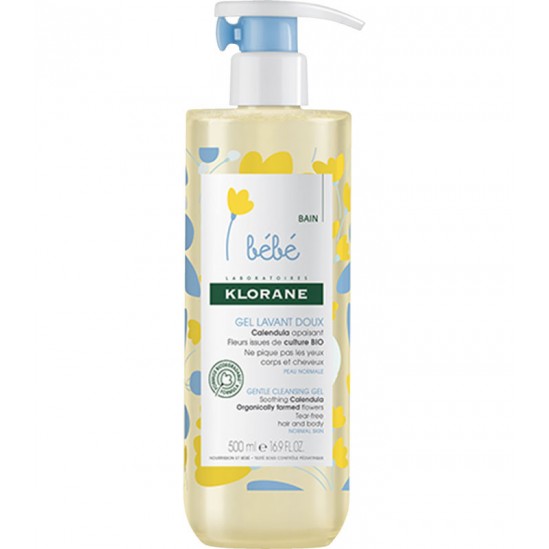 Klorane gel douceur moussant corps & cheveux 500ml