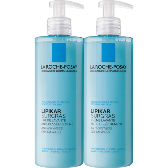 La Roche Posay Lipikar Surgras Savon Liquide 2 x 400ml