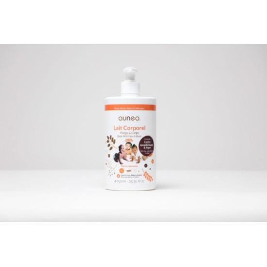 AUNEA Lait corporel visage et corps 750 ml